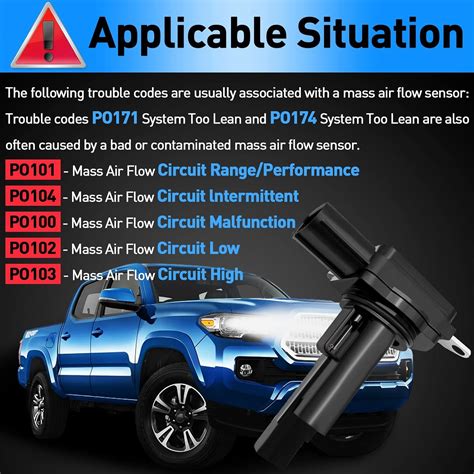 Buy Mass Airflow Sensor Fits for:-Lexus IS250 ES350 GS350 IS350 RX350 ...