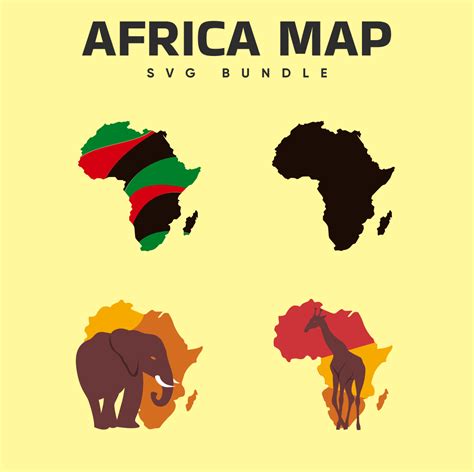 African Map Vector 的图像结果