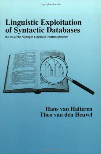 Buy Linguistic Exploitation of Syntactic Databases: The use of the ...