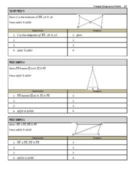 Triangle Congruence Proofs by 99 Problems | Teachers Pay Teachers