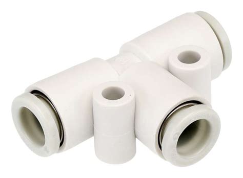 KQ2T06-00A SMC | SMC KQ2 Series Tee Tube-to-Tube Adaptor Push In 6 mm ...