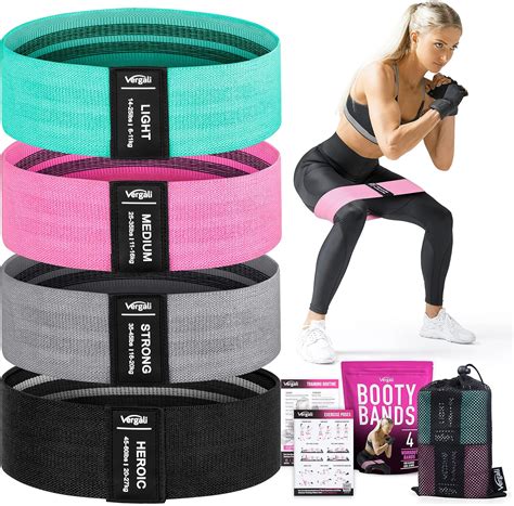 Resistance Bands for Working Out with Workout Bands Guide. 4 Booty ...