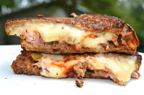 Leftover Meatloaf Grilled Cheese Sandwiches - Mrs Happy Homeamker ...