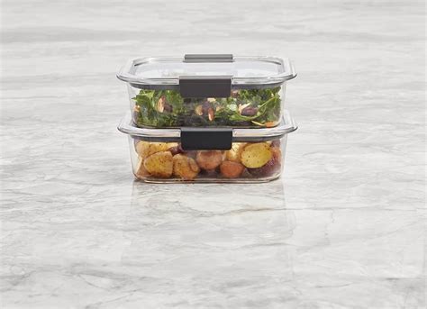 Food Storage Containers with Lids BPA Free Crystal Clear | MyKitchenFirst