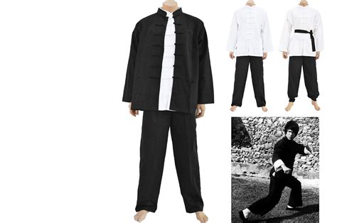 Traditional Bruce Lee Uniform JinWuMen - Thick Cotton - DragonSports.eu