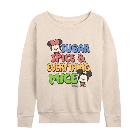 Disney - Everything Mice - Women's Lightweight French Terry Long Sleeve ...