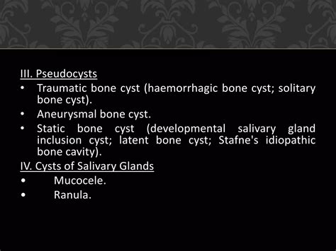 Management of oral cyst | PPTX