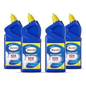 Buy HYCO Toilet Cleaner Liquid 1 Litre Pack of 4 | Bathroom & Toilet ...