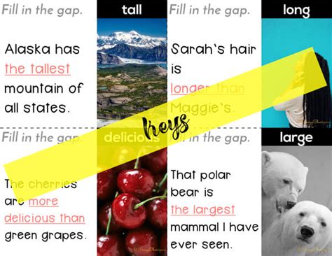 Comparative and Superlative Adjectives