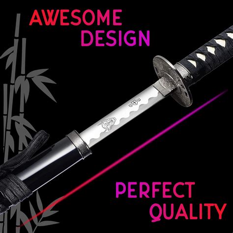 Japanese Katana Samurai Sword - 39 inch Length Katana - 27.16" Carbon ...