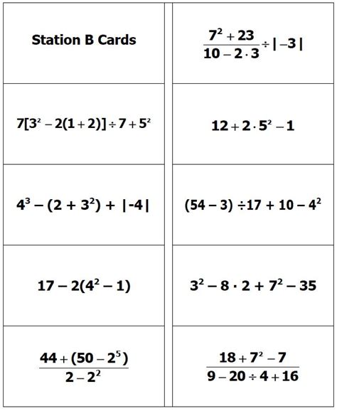 Image result for Order of Operations Math and Science