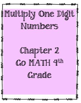 4th Grade Go Math Chapter 2 Test PDF 的图像结果