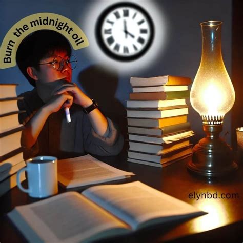Burn the Midnight Oil Idiom: Easy English & Bangla Meaning, Examples ...