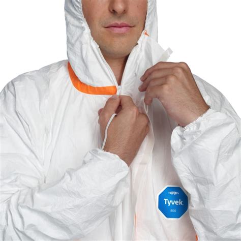 D15441661 Tyvek | Tyvek White Disposable Disposable Overall, M | 242 ...
