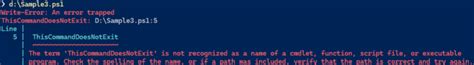 PowerShell Handling Errors 的图像结果