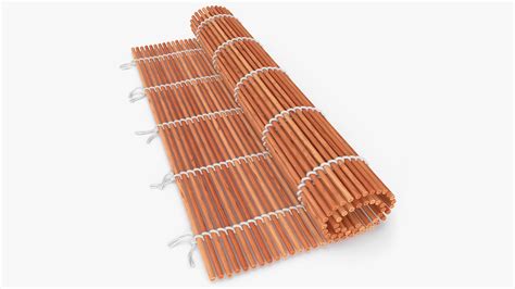 Bamboo Sushi Rolling Mat 3D Model $19 - .3ds .blend .c4d .fbx .max .obj ...