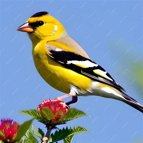 Premium AI Image | American Goldfinch bird