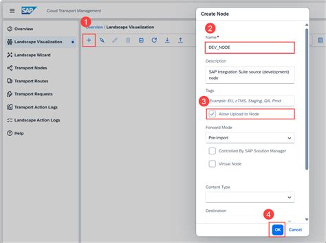 Create a Transport Destination and Configure the SAP Integration Suite ...