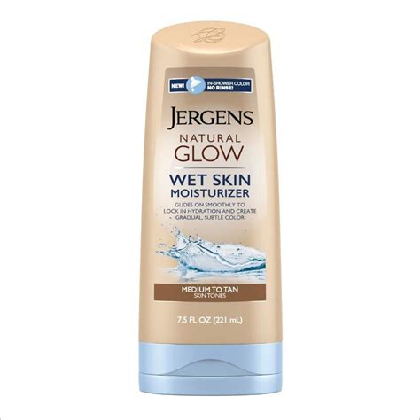 Jergens Natural Glow In-shower Moisturizer, Medium to Tan Skin Tone, 7. ...