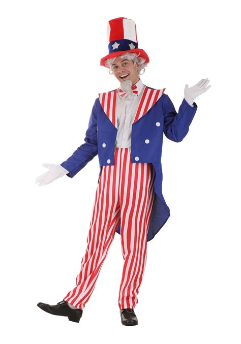 Deluxe Uncle Sam Costume for Men