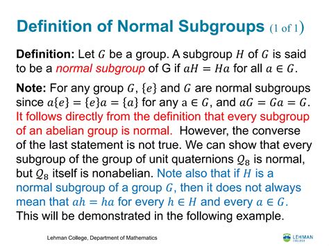 Normal Subgroups 的图像结果