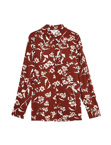Buy Printed Collared Shirt at Marks & Spencer