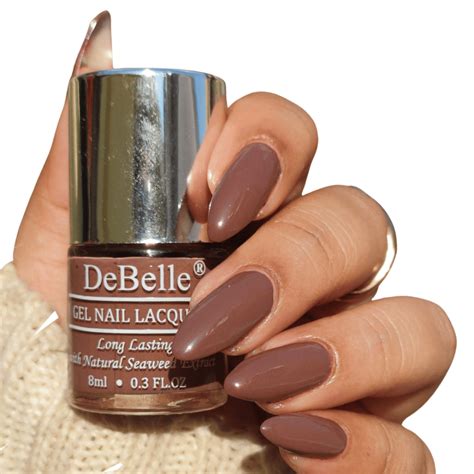 DeBelle Gel Nail Polish - Woody Chocolate | Chocolate Cocoa Brown Nail ...