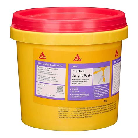 SIKA - Acrylic Paste - Sika Cracksil Acrylic Paste - Use putty for ...