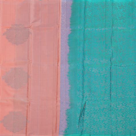 Hayagrivas Light Peach Orange Handloom Soft Silk Saree BBC939I11-3 ...