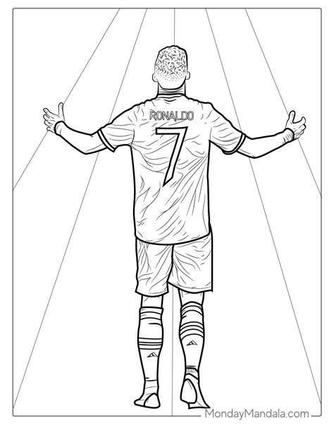 20 ronaldo coloring pages free pdf printables – Artofit
