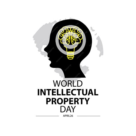 World intellectual property day concept april 26 | Premium Vector