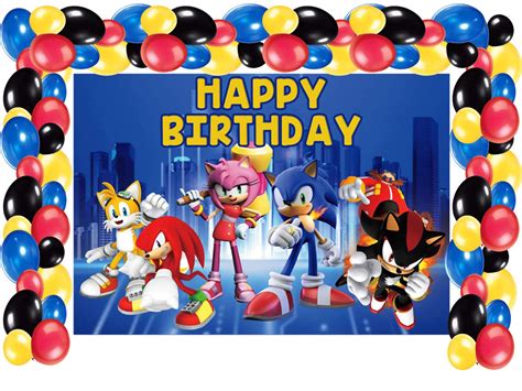Sonic Hedgehog Birthday Party