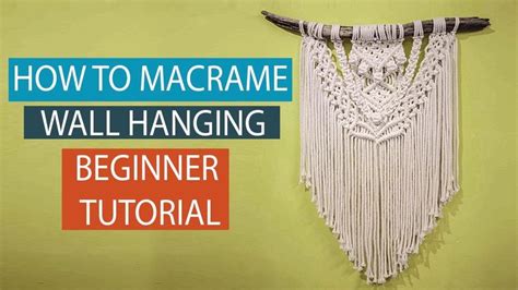 Image result for Macrame Wall Hanging Tutorials for Beginners