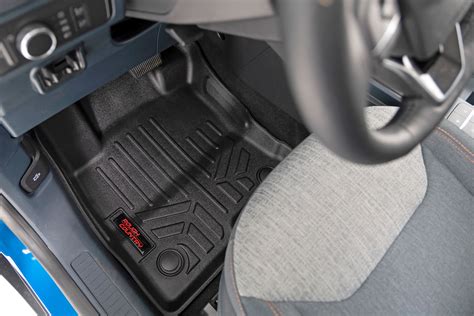 Rough Country Floor Mats | Front and Rear | Ford Maverick 4WD (2022 ...