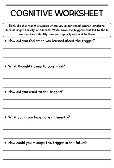 Behavioral Therapy Activities at Maria Kring blog