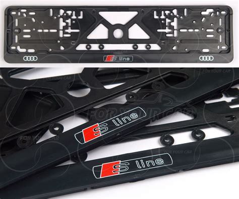 Audi License Plate Frame Kit at Patrick Lauzon blog