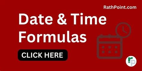 Image result for Excel Date and Time Formulas