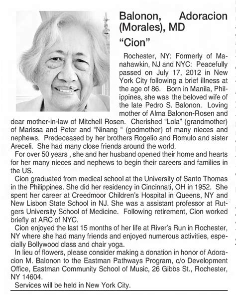 Obituary - Democrat and Chronicle (Rochester, NY) 22 Jul 2012 ...
