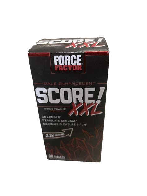 Force Factor Score XXL Supplement for Men - 30 Tablets for sale online | eBay