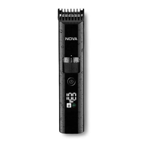 Nova Men Nht 1100 Digital Waterproof Trimmer 200 Min Runtime 60 Length ...