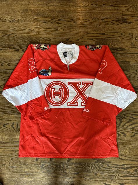 IU Theta Chi Frat Classic Hockey Jersey | SidelineSwap