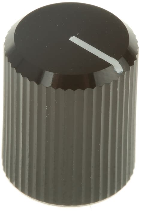 RS PRO | RS PRO 10mm Black Potentiometer Knob for 3.2mm Shaft Splined ...