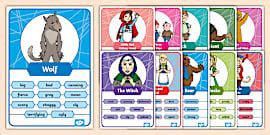 Fairy Tale Sentence Starters Display Poster