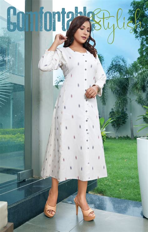 Golden Rajvi Designer White Long Gown Collection