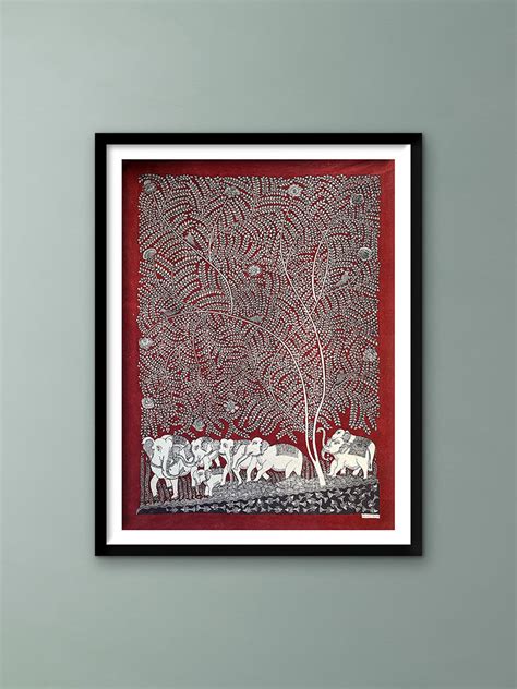 Buy Royal Elephant Mata Ni Pachedi | Indian Wall Art Paintings