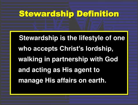 PPT - Biblical Stewardship Foundations PowerPoint Presentation, free ...
