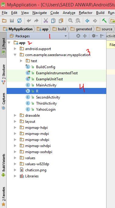 Image result for Android R Java File