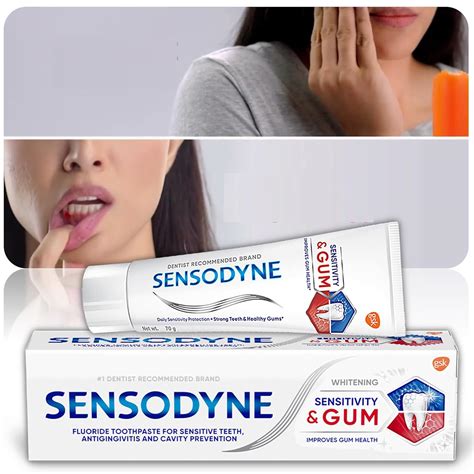 Buy Sensodyne Toothpaste Sensitivity & Gum, Dual action tooth paste for ...