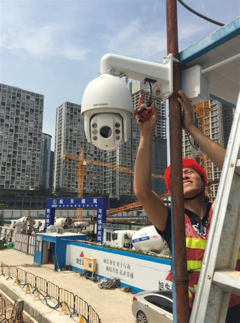 某小区施工现场监控设备_智能高清网络综合布线方案_深圳监控弱电