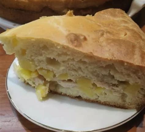 Курник на кефире с курицей и картошкой - вкусный рецепт с пошаговыми фото